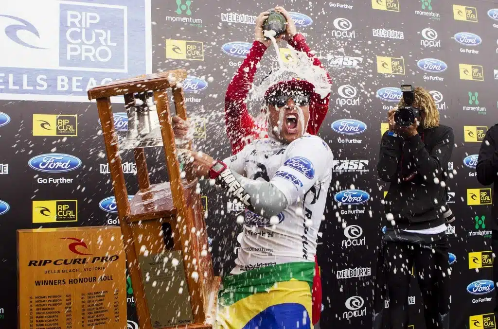 10 anos do triunfo de Adriano de Souza em Bells Beach