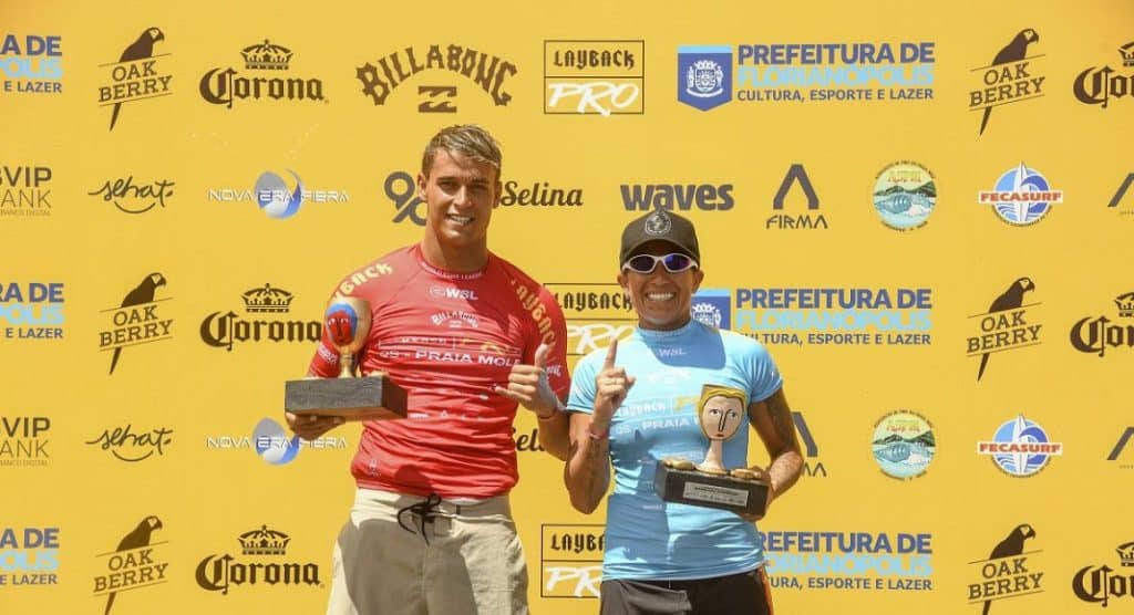 QS de Praia Mole: Silvana Lima e Luan Woods são campeões do Layback Pro 2023