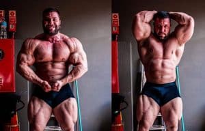 Leandro Peres mostra físico gigante em bulking