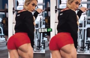 Rayane Fogal surpreende com glúteo denso para o Arnold