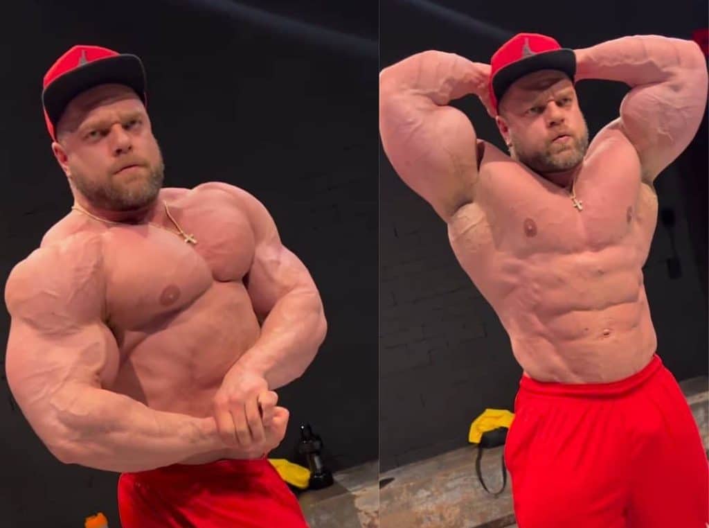Vitor Boff mostra físico seco mesmo estando em bulking
