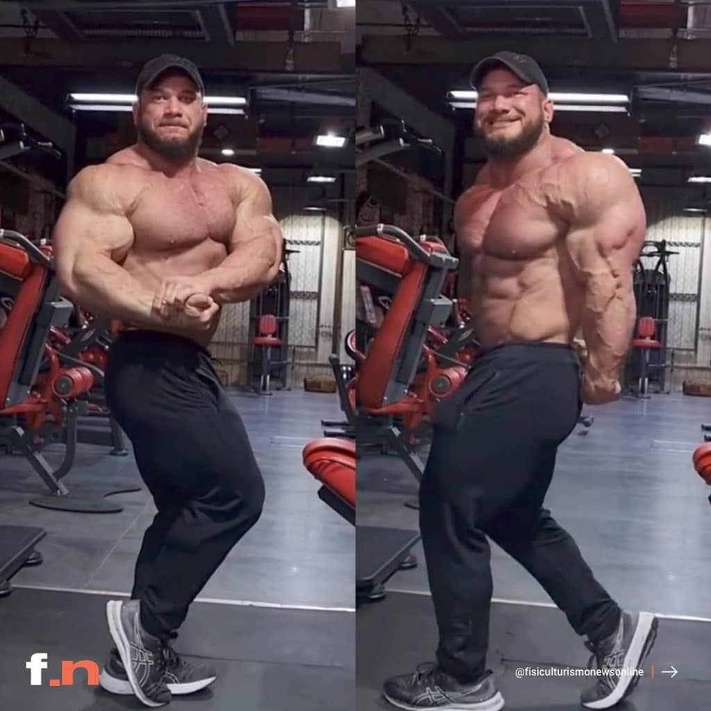 Hunter Labrada revela físico gigante e peso atual em bulking