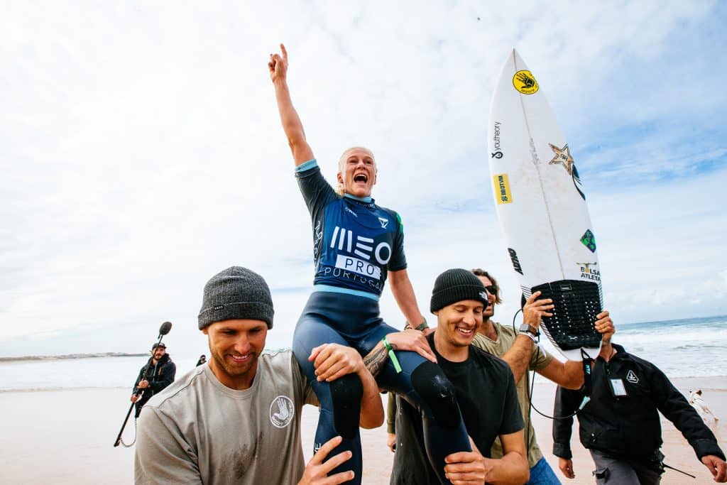 Palpite surf WSL MEO Pro Portugal feminino 08/03 até 16/03