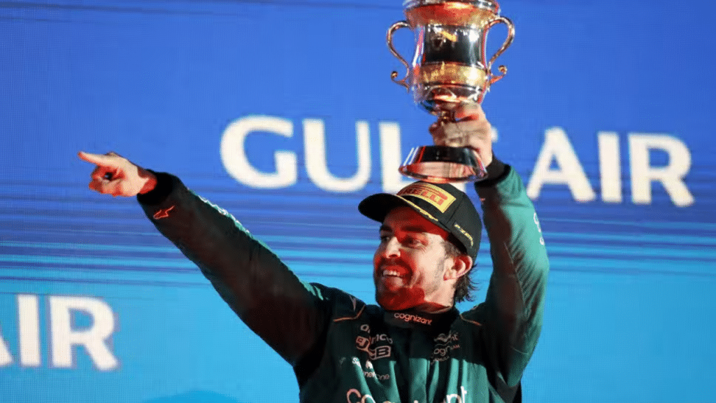 Fernando Alonso após pódio em Bahrein: “É um começo perfeito para este projeto”