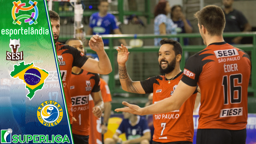 SESI SP x Araguari Vôlei – Dica, palpite e prognóstico – 25/03