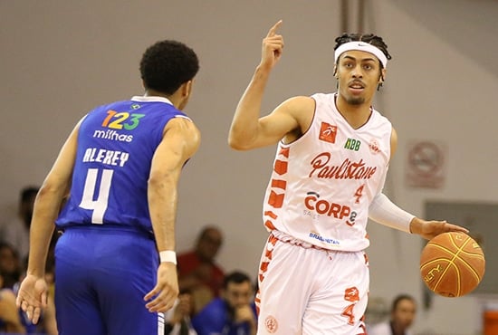 Paulistano vence em casa e empata serie com 123 Minas no NBB