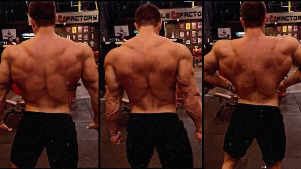 Tenente Breno mostra grupo muscular evoluindo após treino