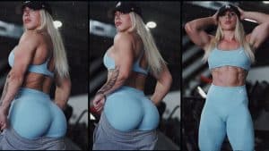 Samantha Jerring mostra o shape atual em mudança de categoria