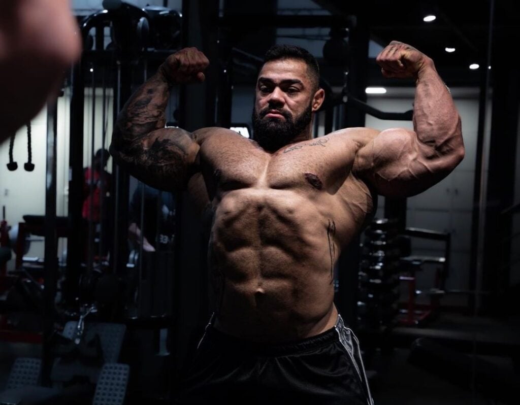 Bruno Santos mostra físico rumo ao seu primeiro Mr. Olympia