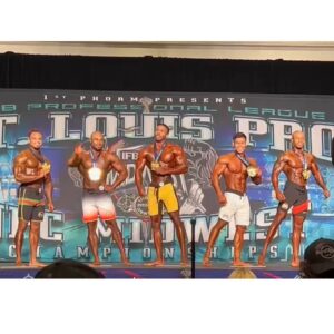 Men’s Physique St. Louis Pro 2023 – Classificação completa