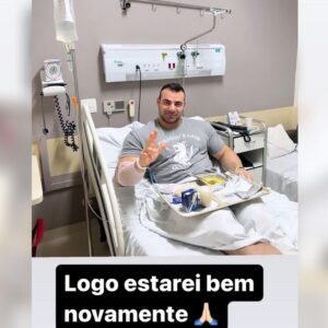 Rafael brandão é internado com indicações de quadro grave