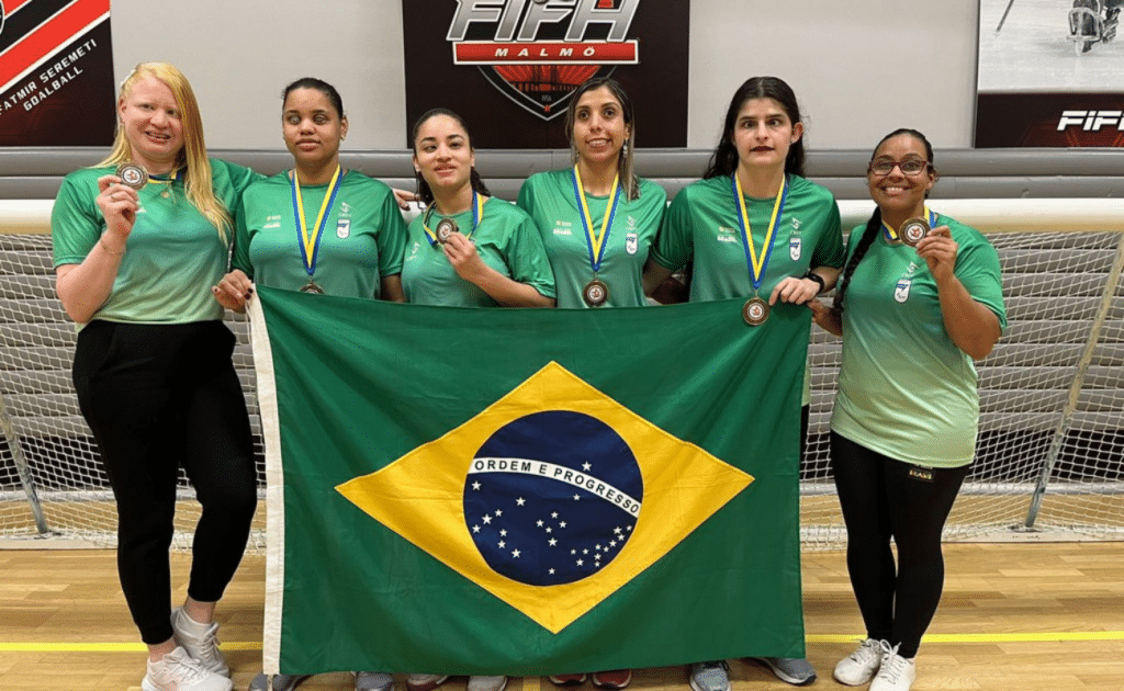 Seleção Brasileira conquista medalha no goalball