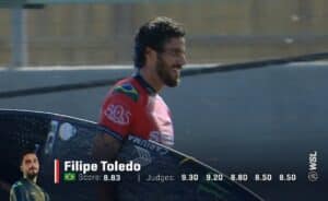 INCRÍVEL!! Filipe Toledo consegue nota 8.83 em estreia no Surf Ranch; assista
