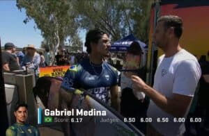 Gabriel Medina vence bateria e avança para quartas de final no Surf Ranch