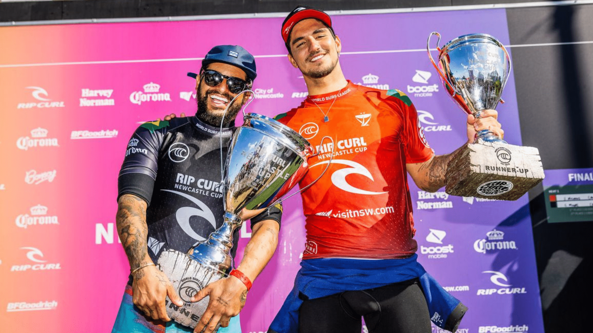 WSL anuncia retorno de etapa em que Italo Ferreira e Gabriel Medina fizeram final