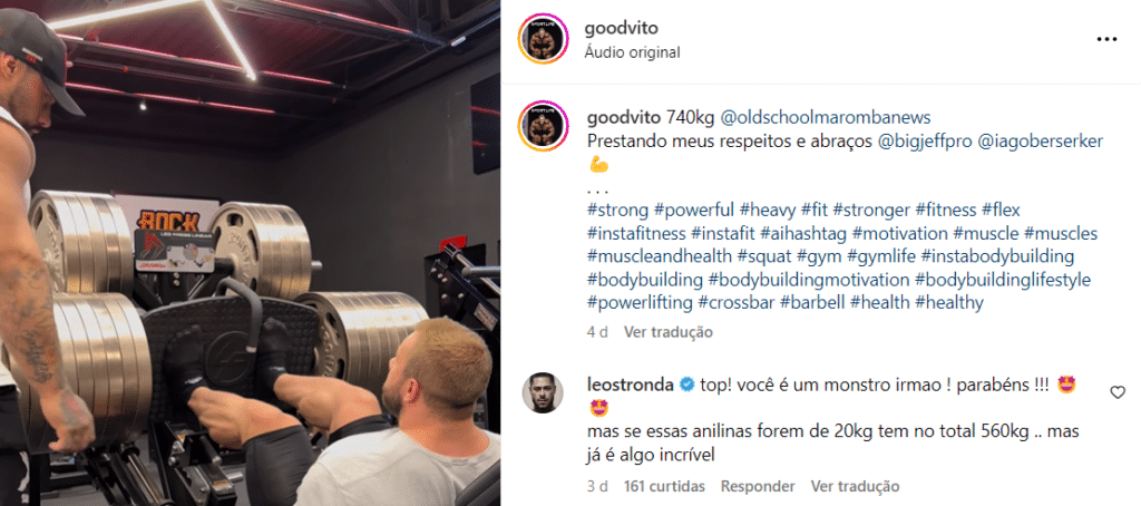 Leo Stronda alfineta atleta da Open e gera discuss&atilde;o na rede social