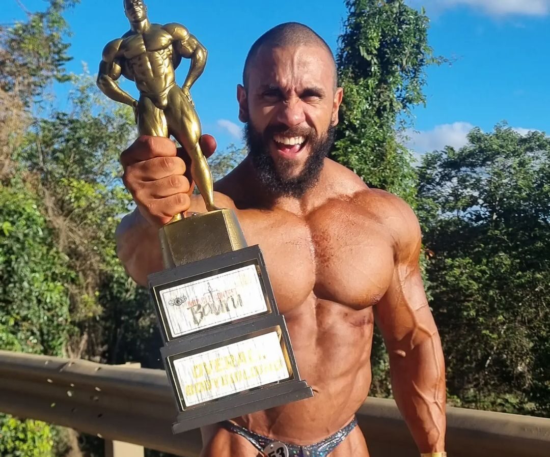 “99% das pessoas caçoaram de mim”, Guilherme Abomai, atleta vegano, é campeão Bodybuilder em show regional