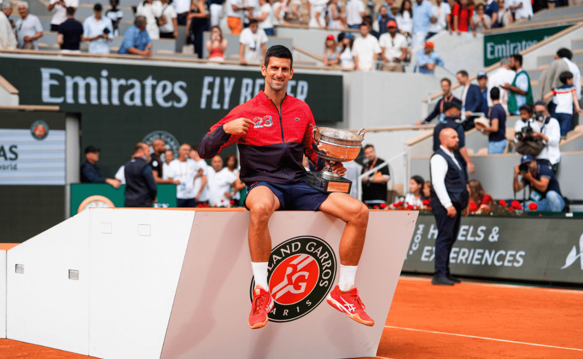 23 vezes! Novak Djokovic é o maior campeão de Grand Slams