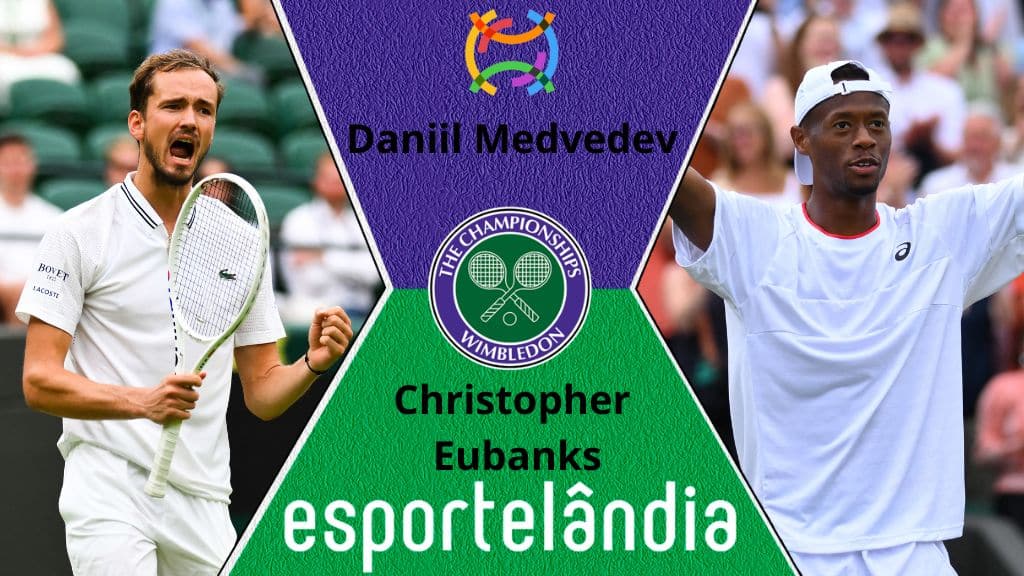 Palpites Wimbledon: Daniil Medvedev x Christopher Eubanks – 12/07