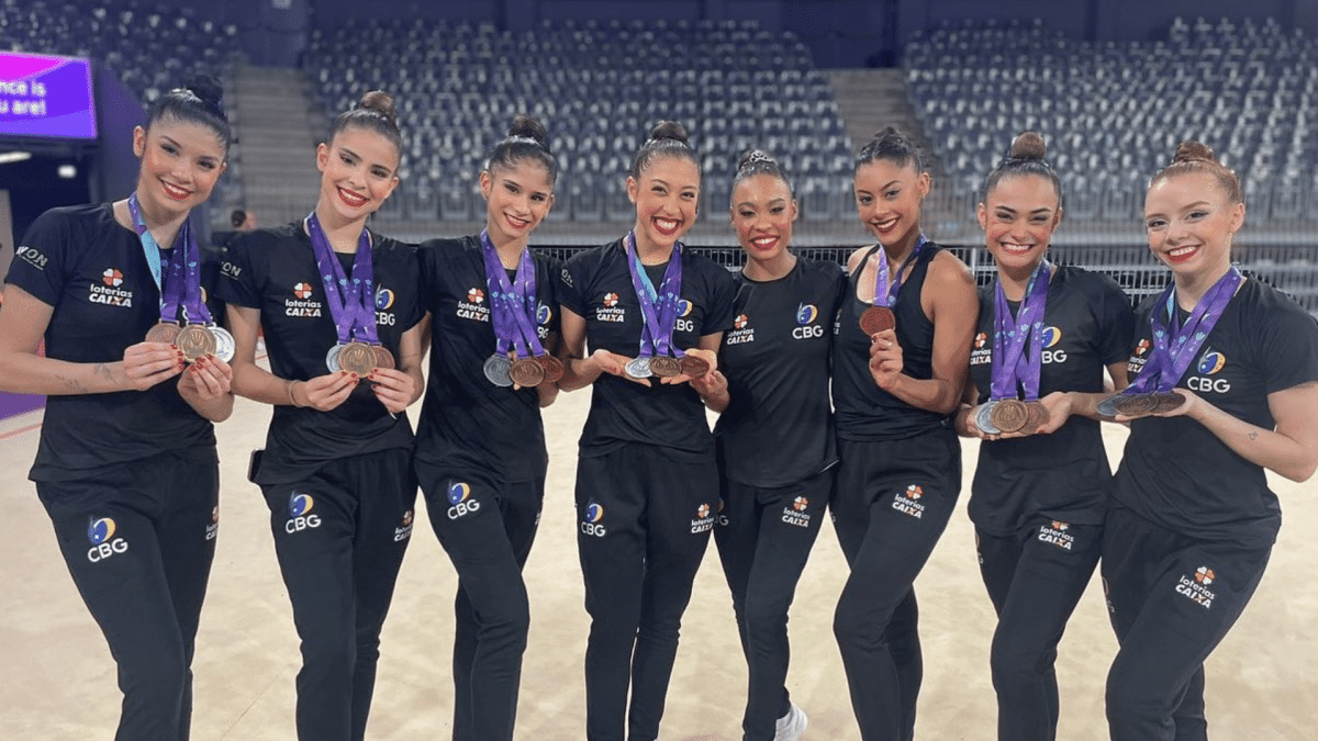 Ginástica Rítmica do Brasil desbanca favoritas e faz história com medalhas na Romênia