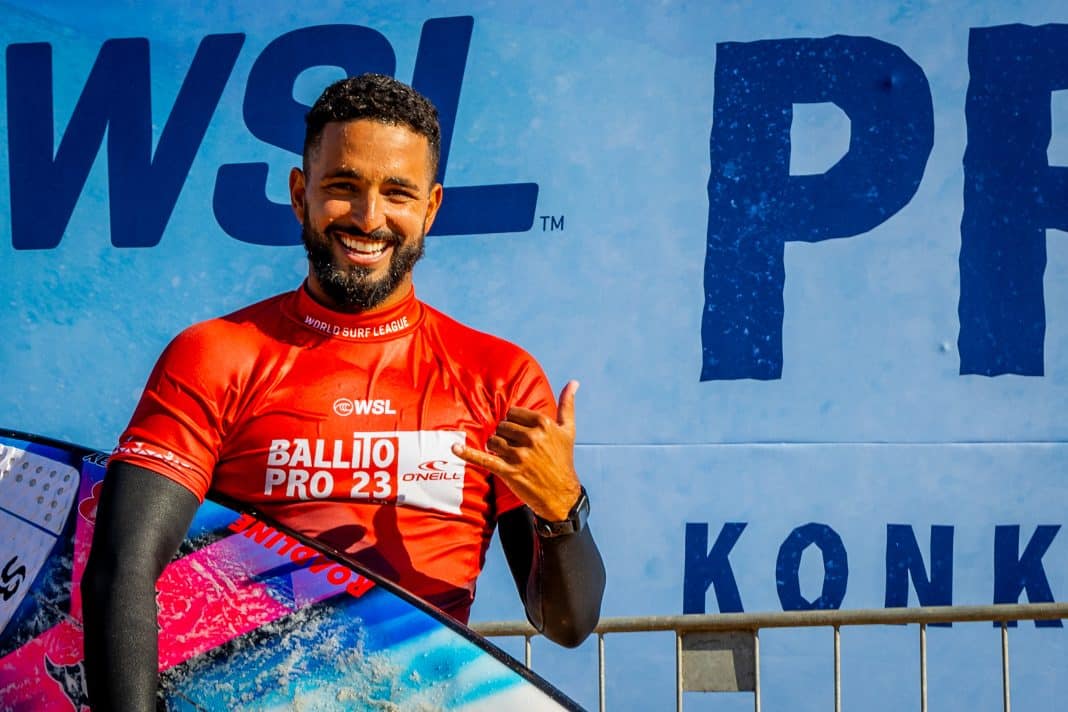 Michael Rodrigues é o destaque do Balito Pro com aéreo surreal: “Estou nas nuvens”
