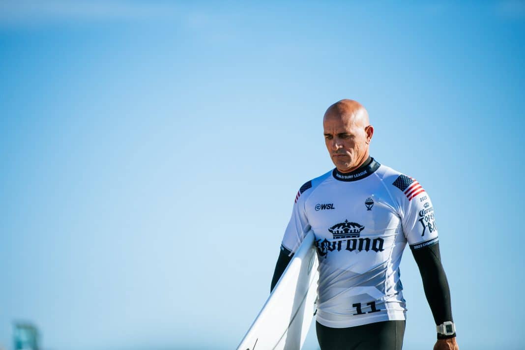 Kelly Slater está fora das Olimpíadas de 2024 em Teahupo’o