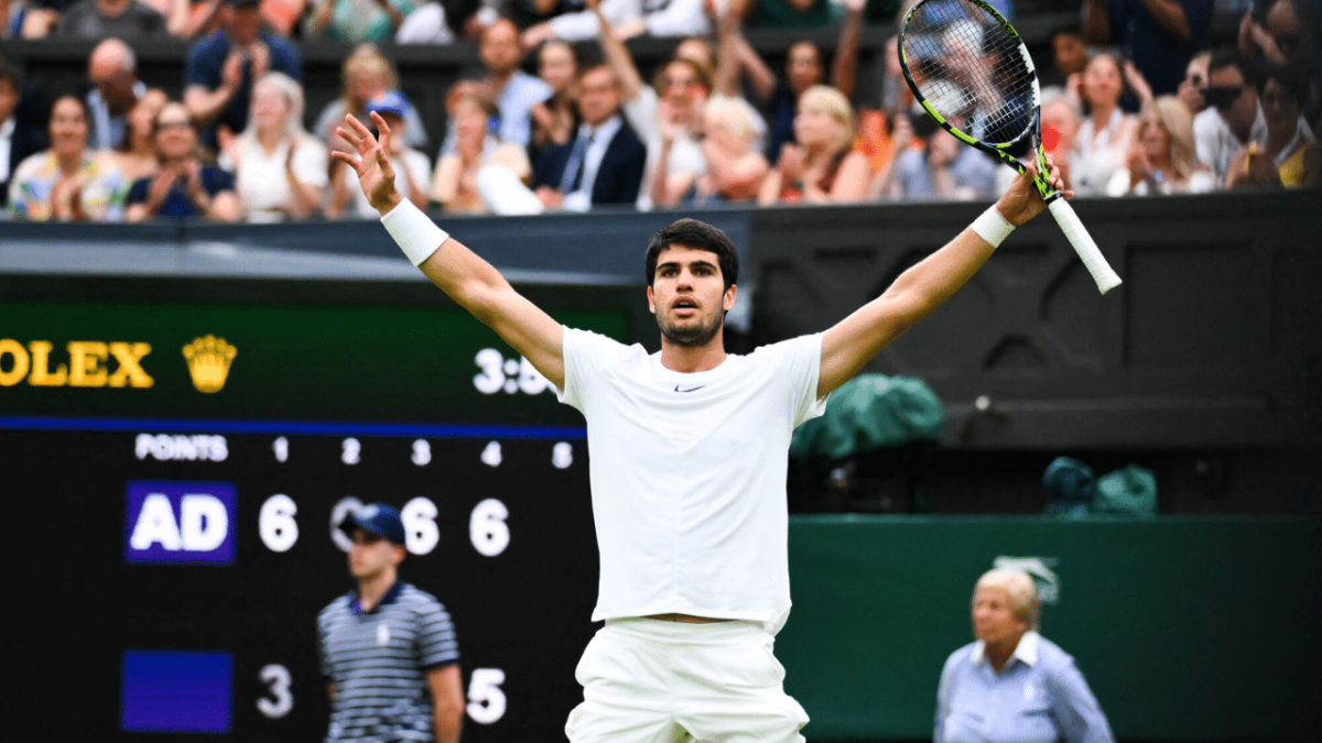 2 em 1? Alcaraz supera dois rivais em uma só partida em Wimbledon; entenda