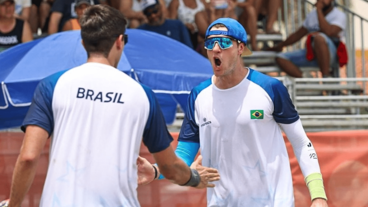 Time Brasil atropela adversários no beach tênis em Santa Marta