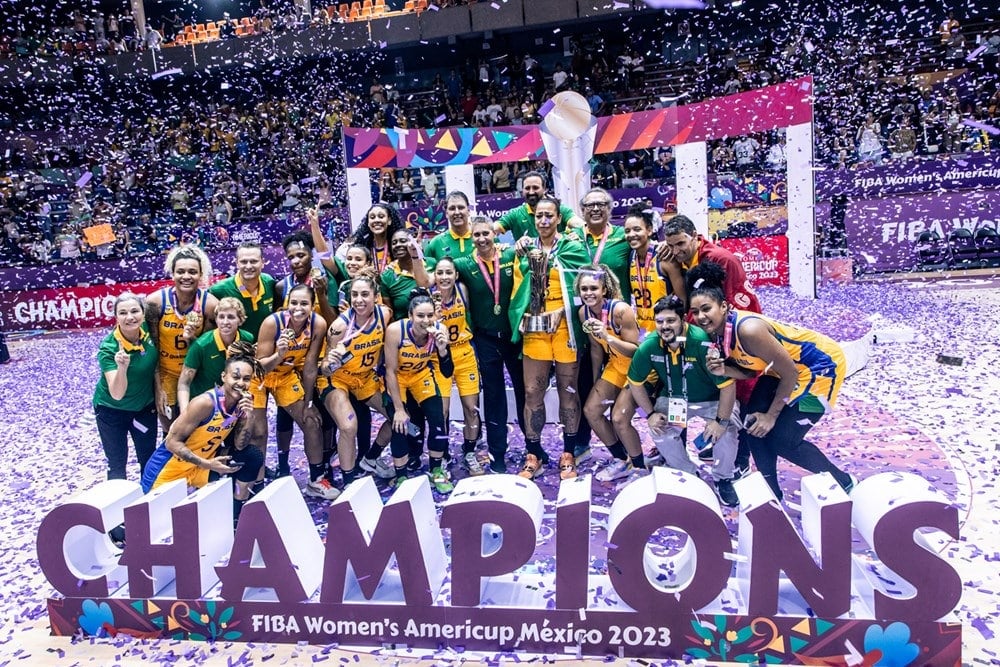 Histórico! Brasil é campeão da AmeriCup Feminina 2023