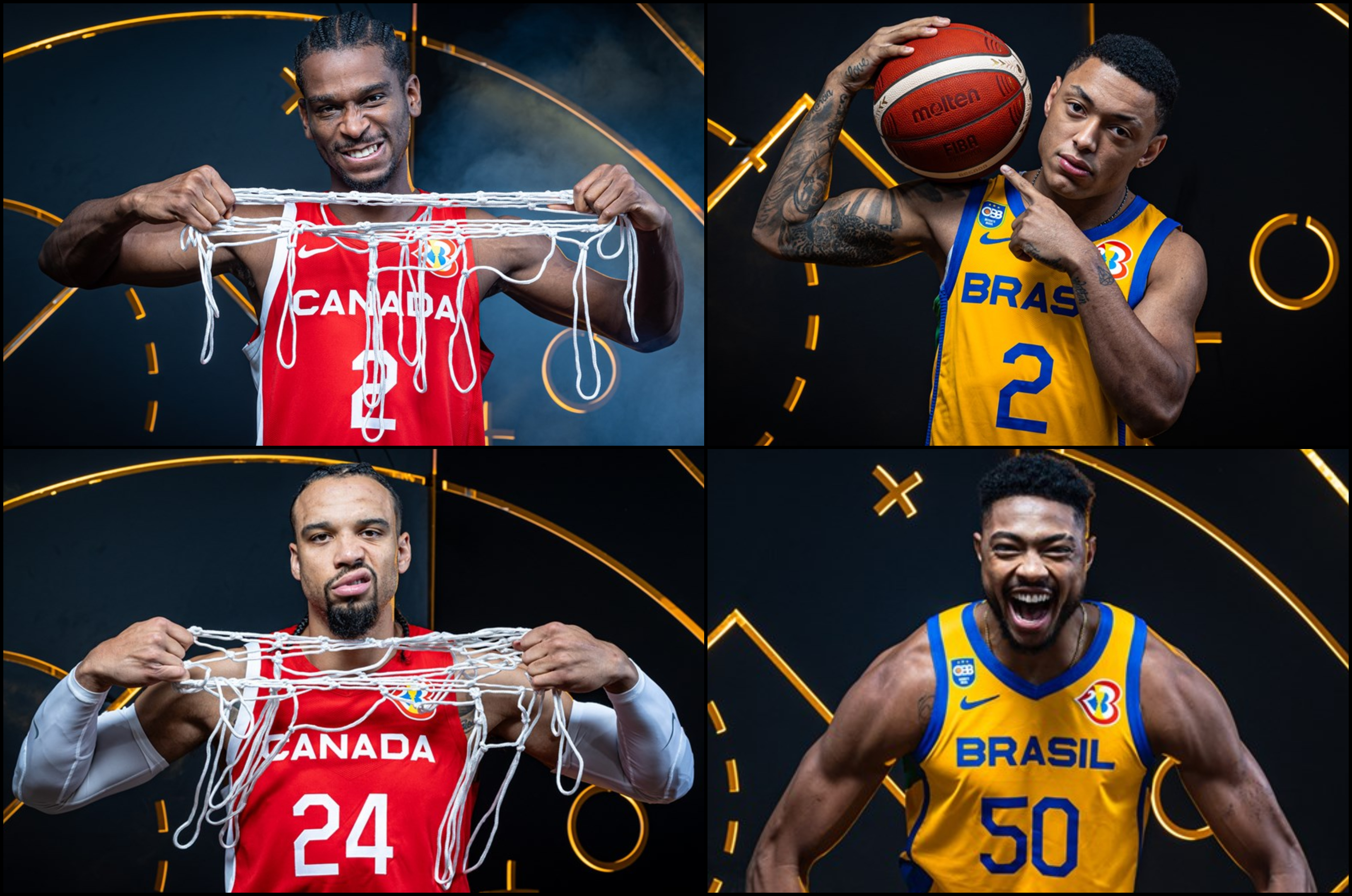 Raio-X Canadá x Brasil na Copa do Mundo 2023: quem tem a melhor dupla?