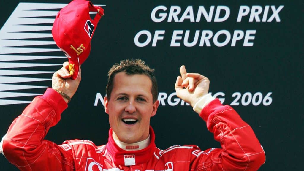 Item raro de Schumacher é leiloado por quantia inestimável