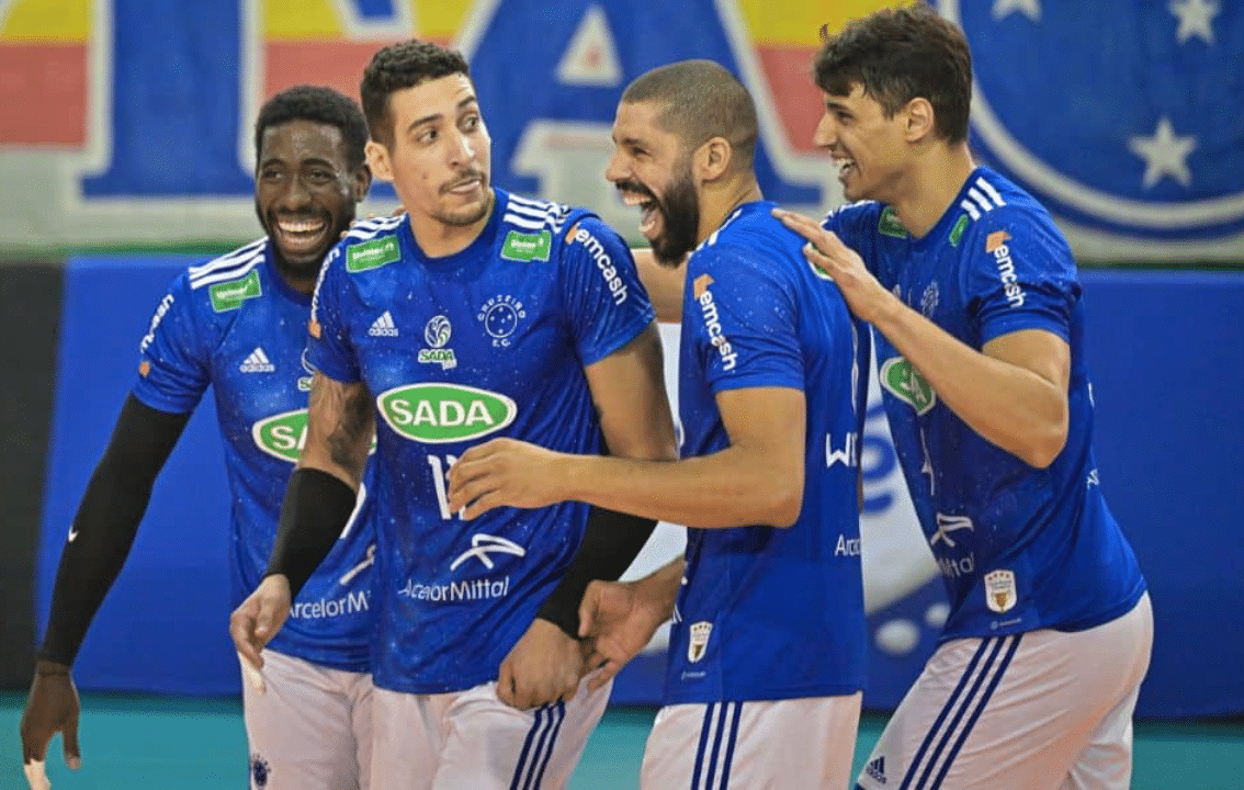 (Divulgação/Agência i7/Sada Cruzeiro) Sada Cruzeiro representará o vôlei brasileiro masculino no Mundial 2023