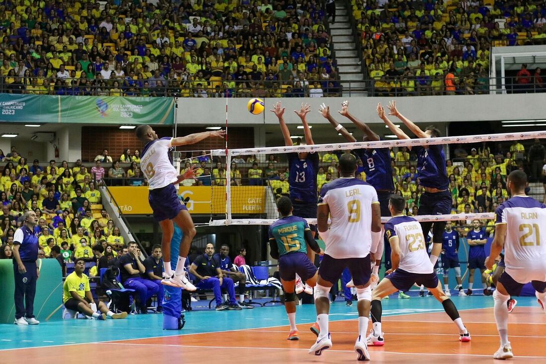Sul-Americano de Vôlei 2023: Brasil x Argentina – 30/08