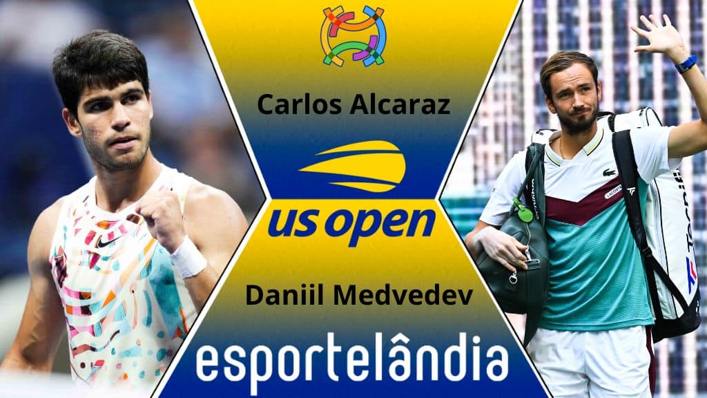 Palpites US Open: Carlos Alcaraz x Daniil Medvedev – 08/09