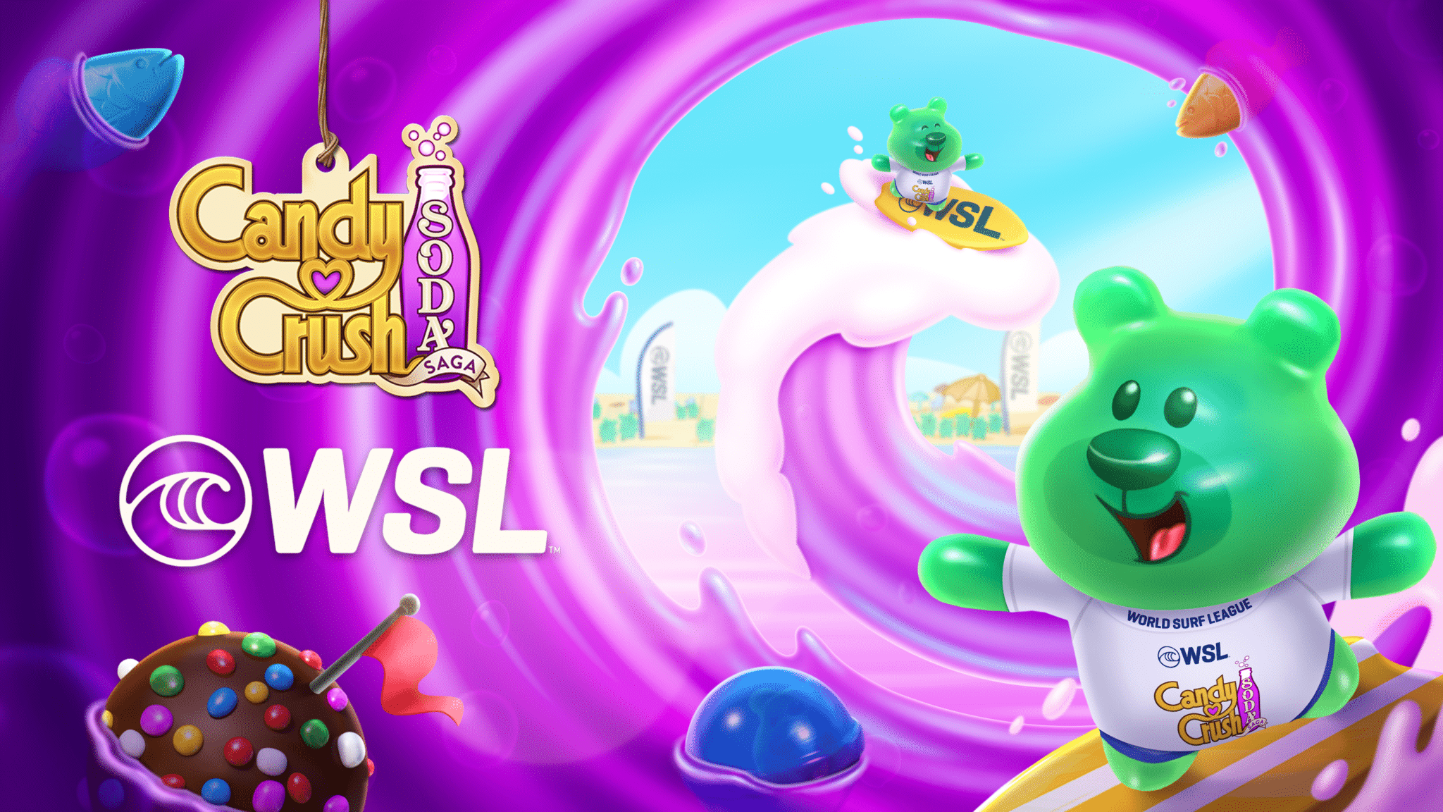WSL firma parceria com Candy Crush para o Finals