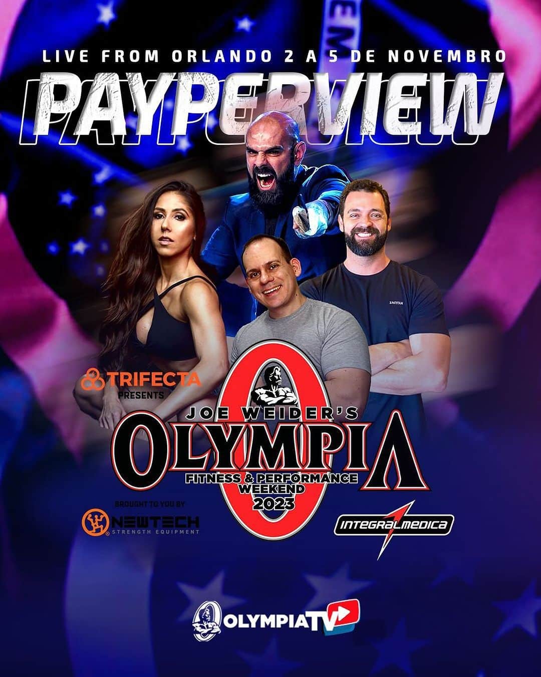 Onde assistir o Mr. Olympia 2023 ao vivo?