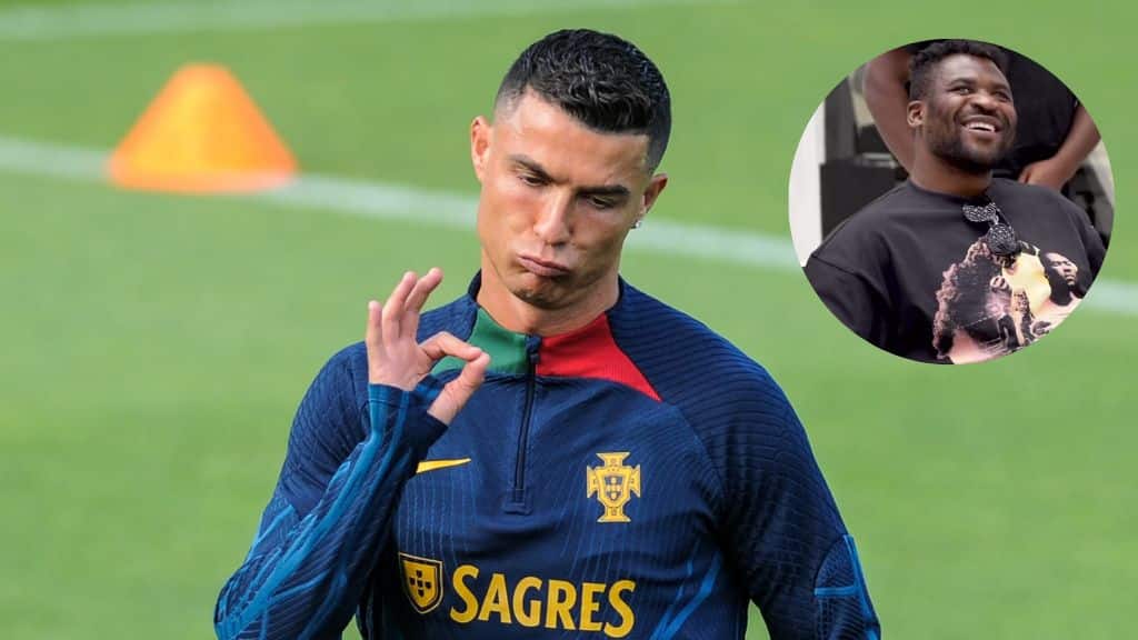 Cristiano Ronaldo presenteia Francis Ngannou com item raro de luxo de R$ 660 mil