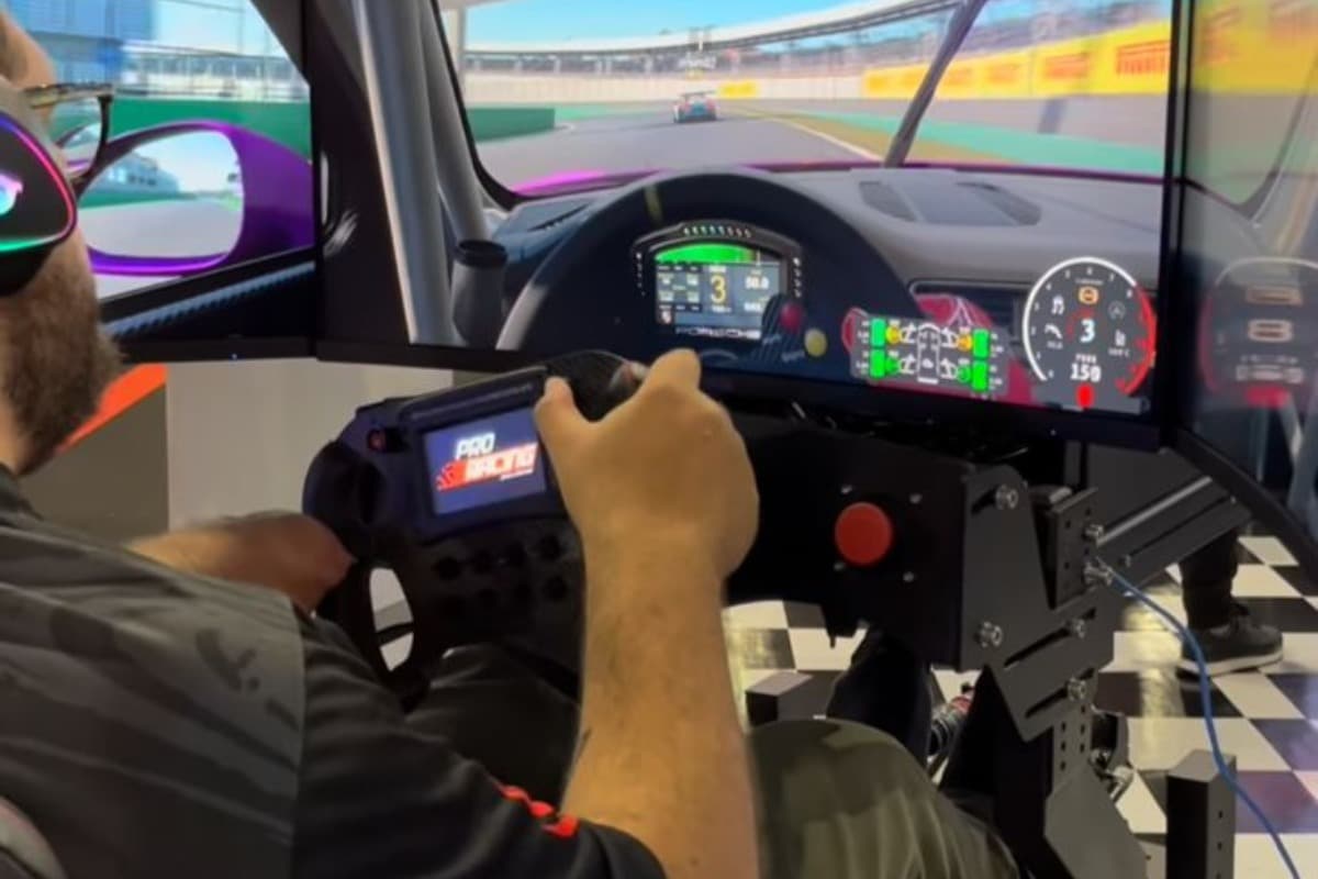“Realizar sonho”, Pedro de Oliveira destaca simulador da Pro Racing na BGS 2023