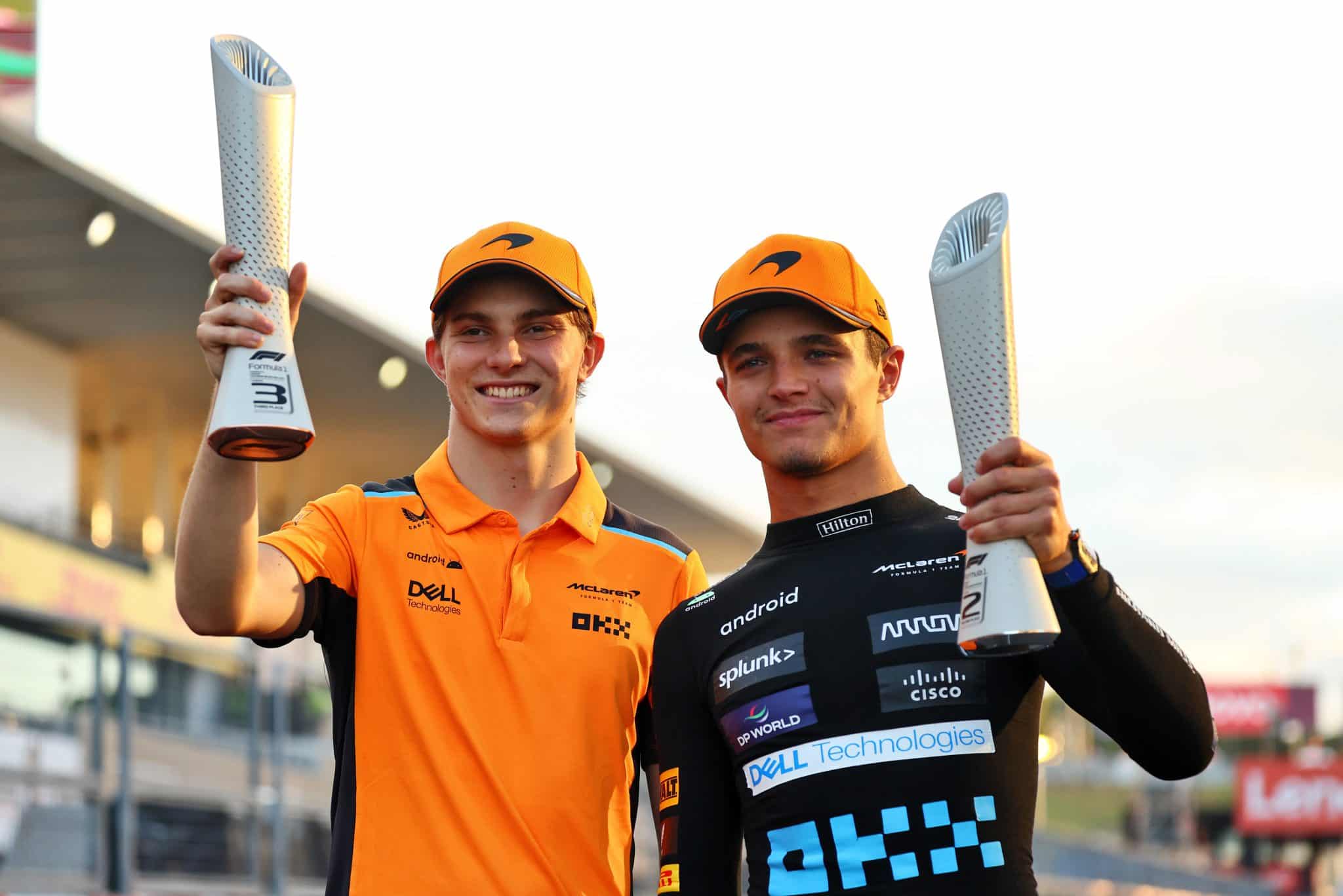 McLaren atinge recorde no Catar enquanto Pérez amplia freguesia