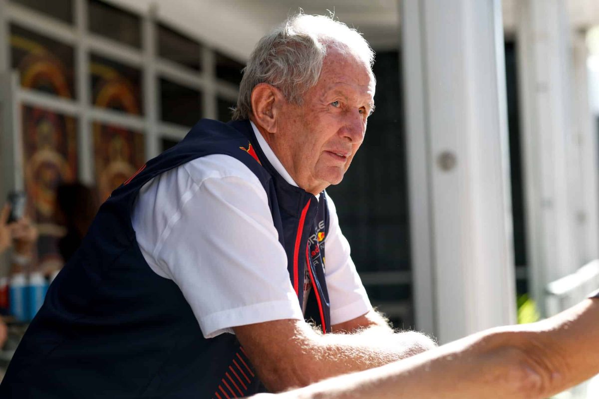 Helmut Marko faz declaração SURPREENDENTE sobre Sérgio Pérez na F1