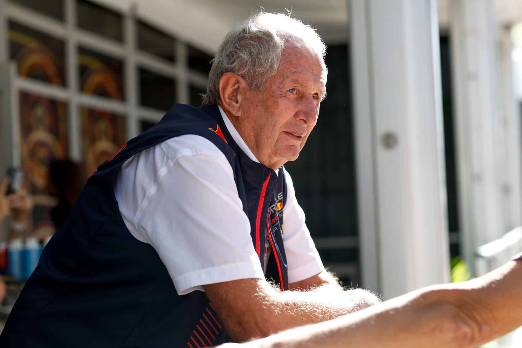 Helmut Marko faz declaração SURPREENDENTE sobre Sérgio Pérez na F1