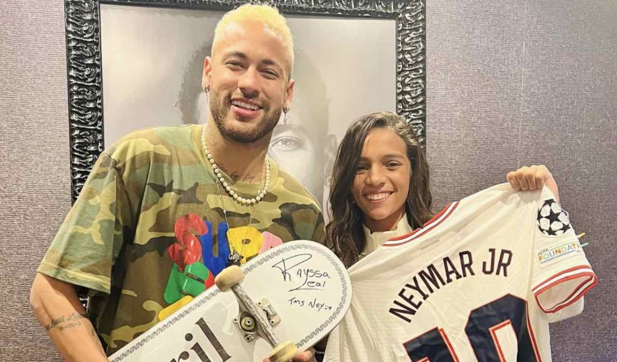 Rayssa Leal manda mensagem para Neymar após lesão