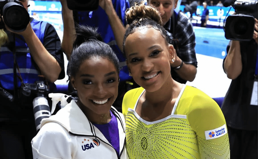 Rebeca Andrade atinge feitos históricos e iguala Simone Biles