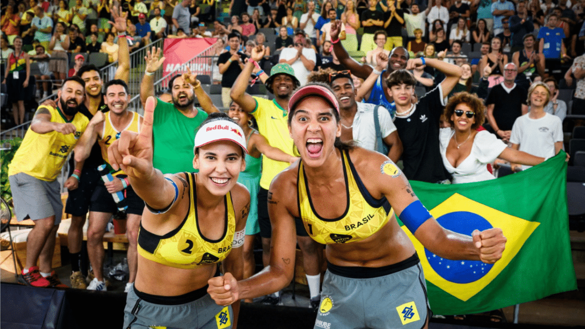 Praia clube DOMINA delegação brasileira para o Pan 2023