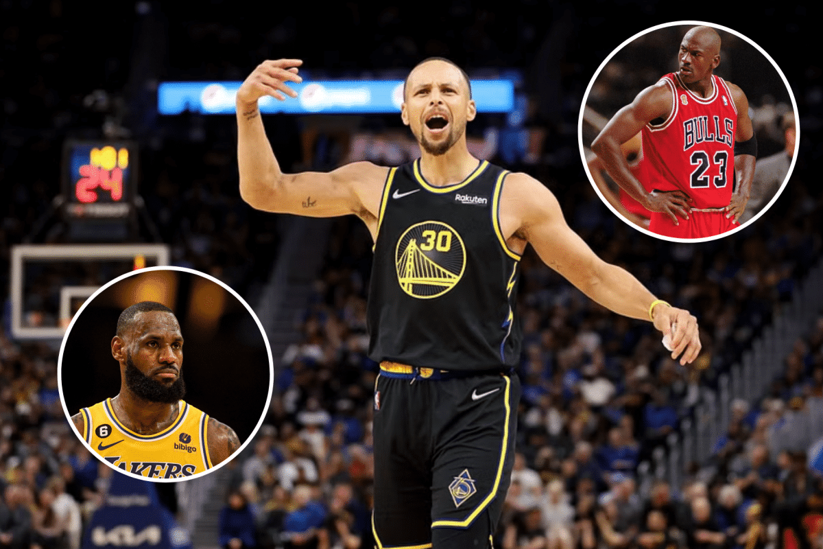 O impressionante recorde de Stephen Curry que deixou LeBron James e Michael Jordan com inveja