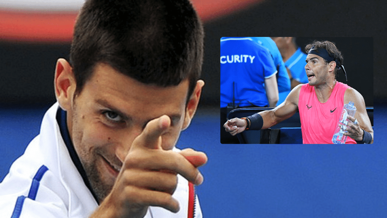 Djokovic chama Rafael Nadal de ‘mascarado’: “Eu não finjo”