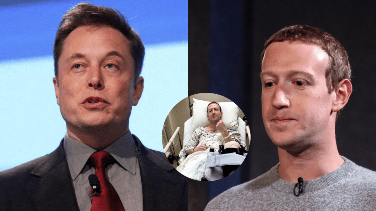 Deu sorte Elon Musk? Zuckerberg passa por cirurgia após treino