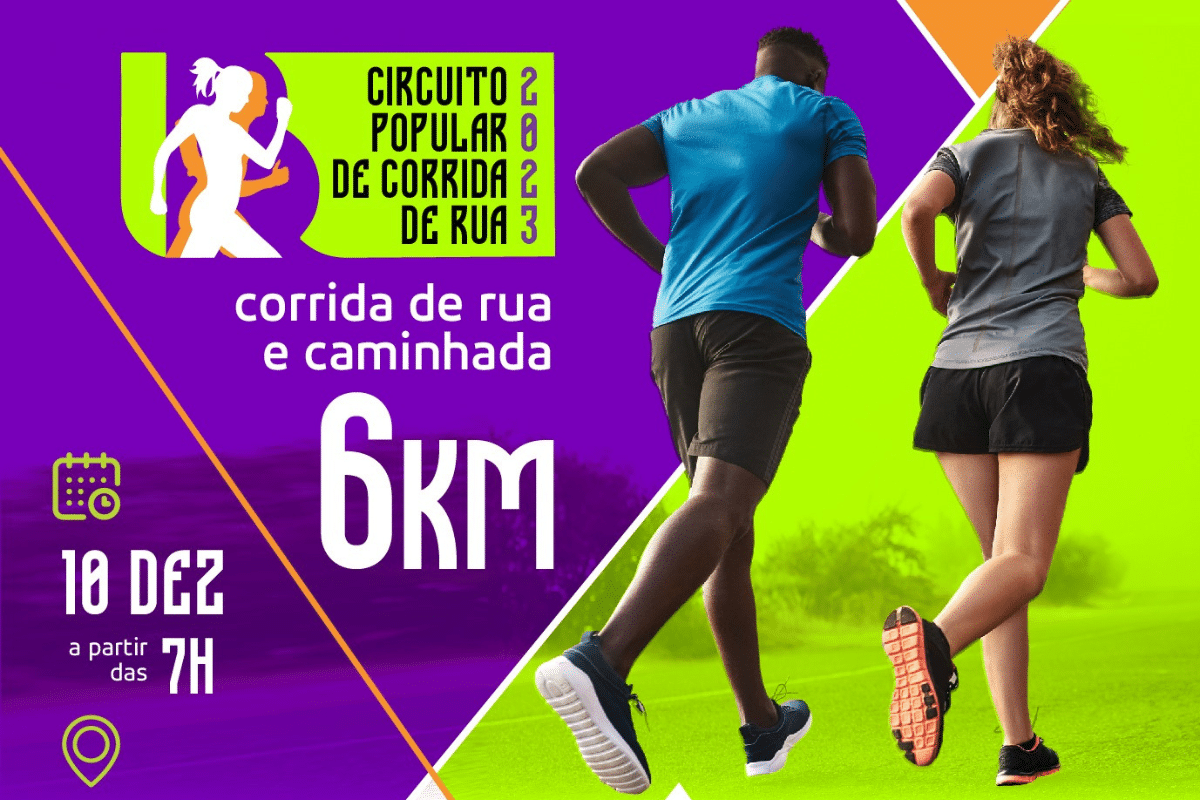 Circuito Popular organiza corrida de rua GRATUITA