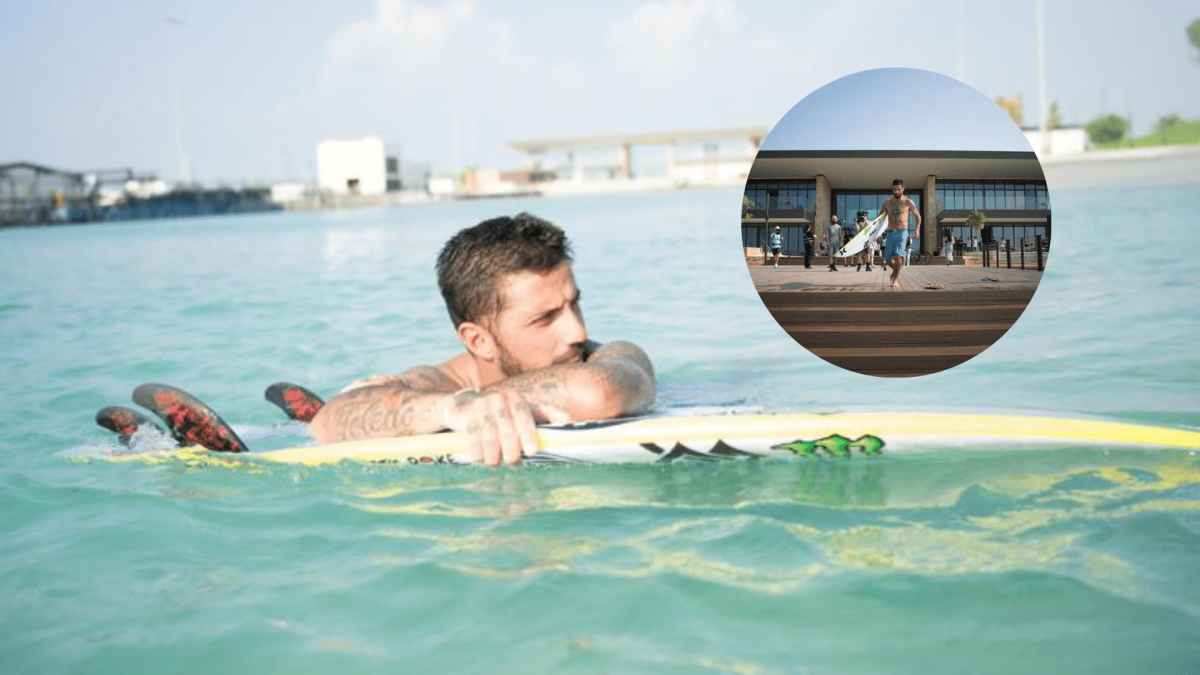 Filipe Toledo testa piscina em Abu Dhabi e projeta etapa: “Vai ser sucesso”