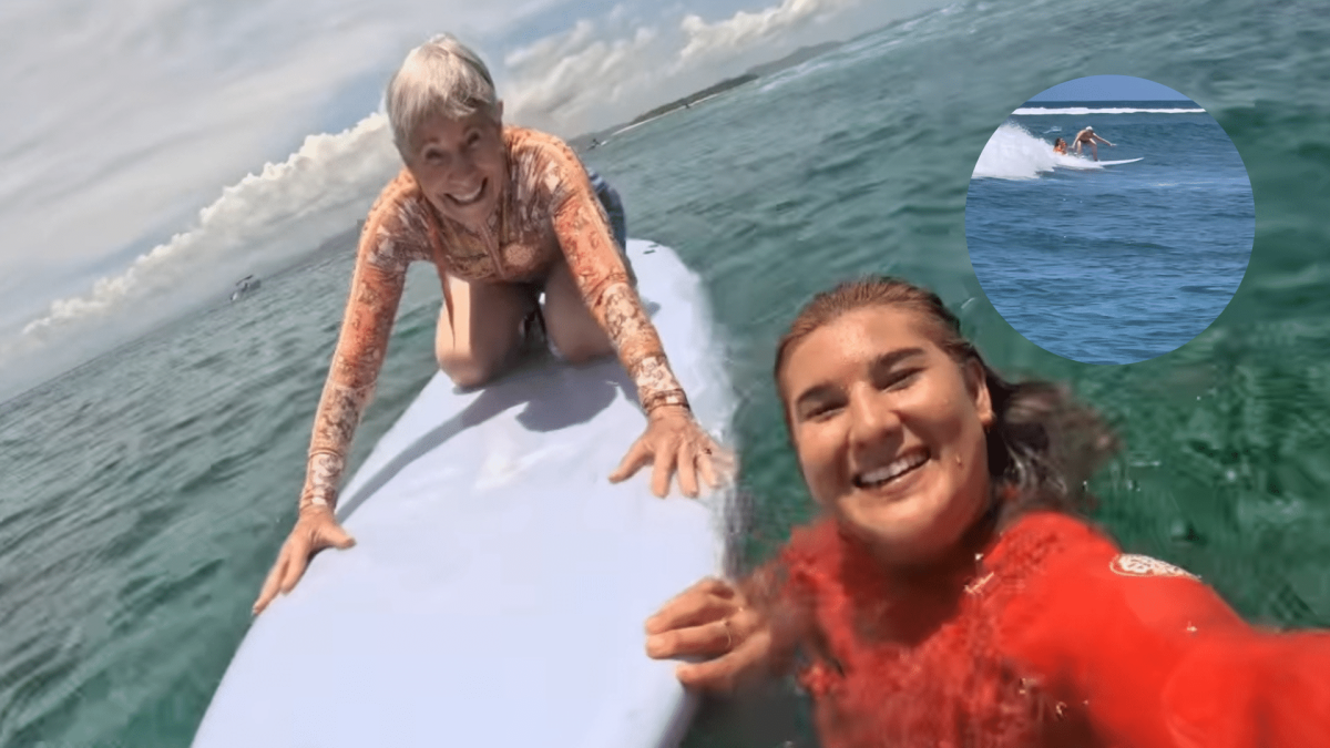 (Vídeo) Vovó de 80 anos pega várias ondas e ganha elogios de Kelly Slater